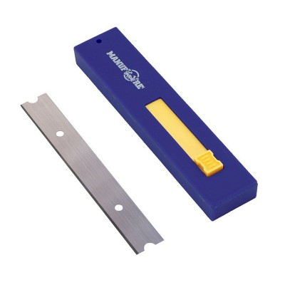 Window cleaning scraper single edge carpet razor blade