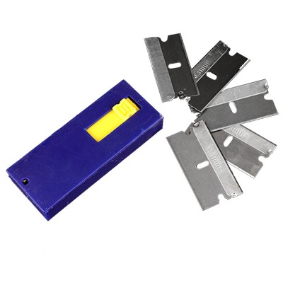 High Quality Carbon Steel window cleaning Razor scraper blade,single edge plastic razor scraper blades