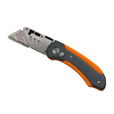 High quality professional steel Safety Cutter foldable snap off utility knife