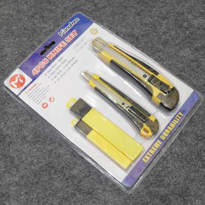 4pcs utility knife set